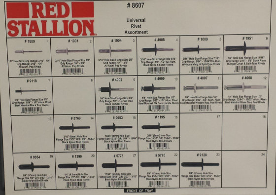 8607 UNIVERSAL RIVET ASSORTMENT